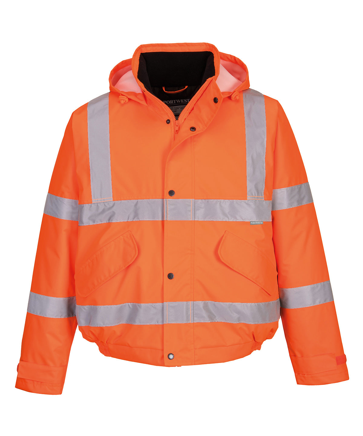 Portwest Hi-vis Bomber Jacket (S463/S226) - Orange