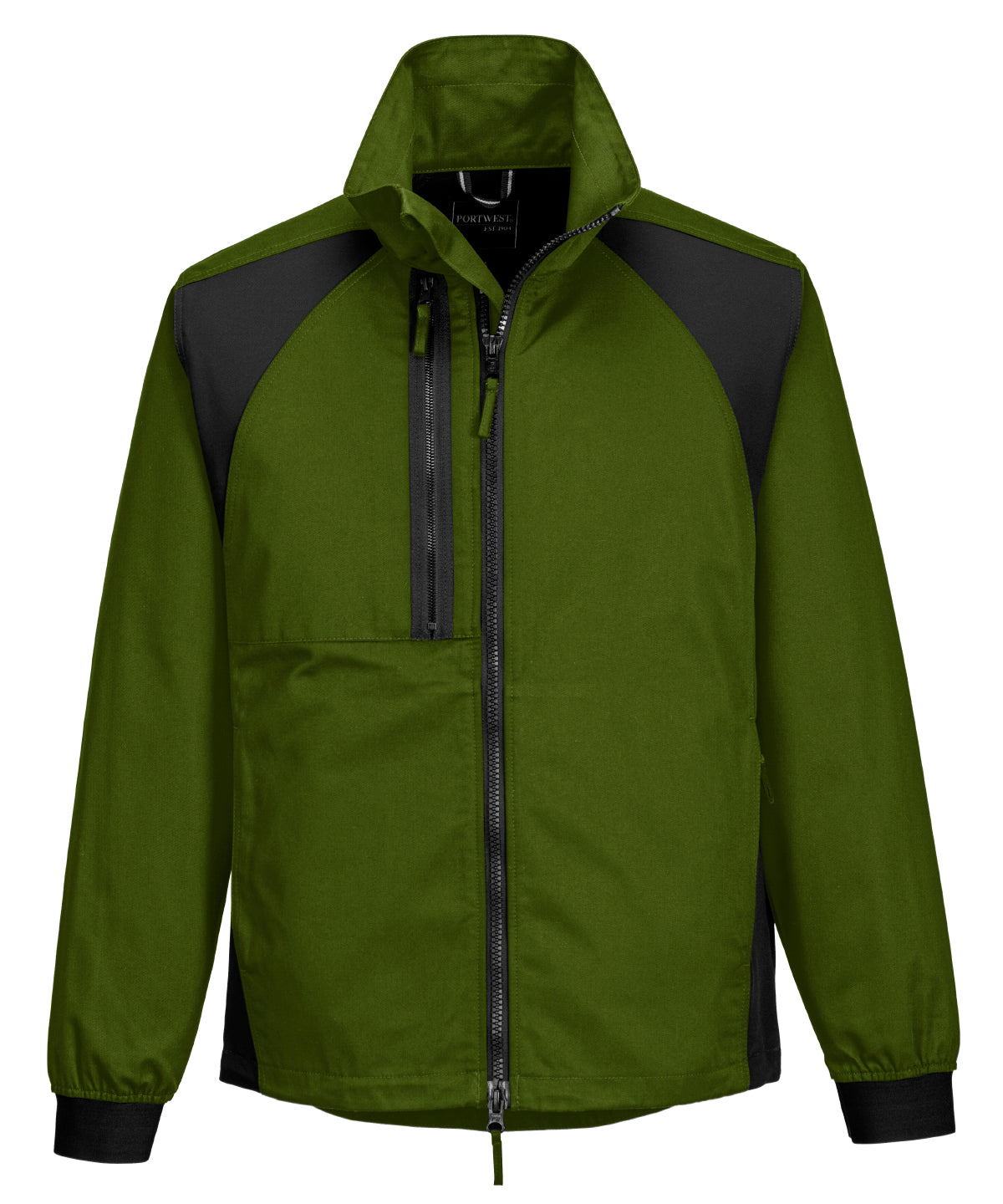 Portwest WX2 Stretch Work Jacket (CD885) - Olive Green