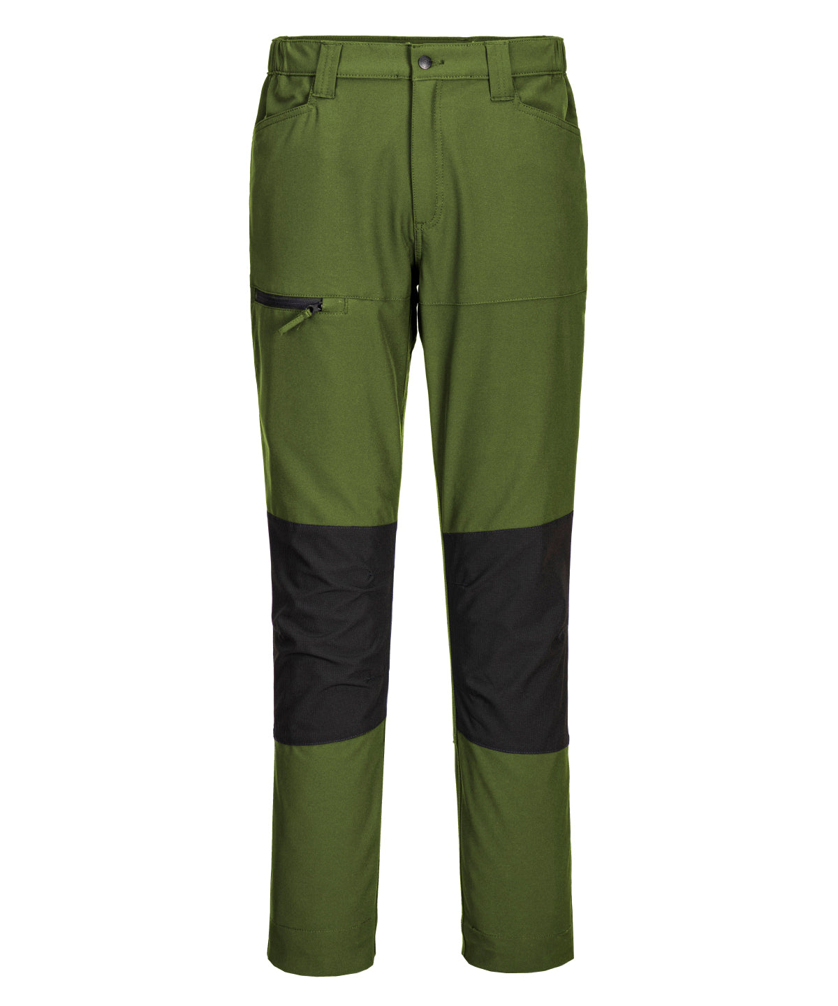 Portwest WX2 Stretch Work Trousers (CD886) Slim Fit - Olive Green