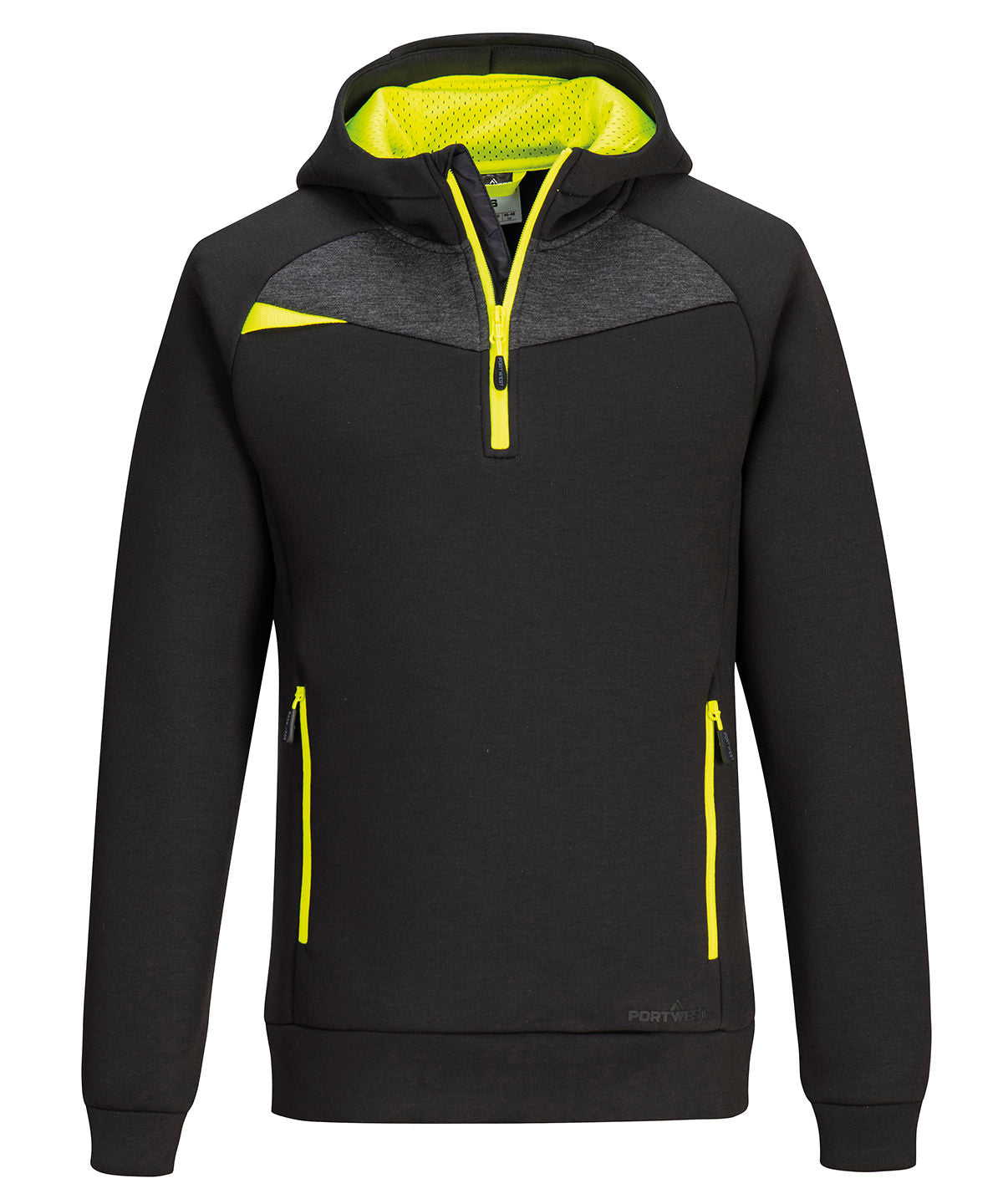 Portwest DX4 ¼-zip Hoodie (DX467) - Black