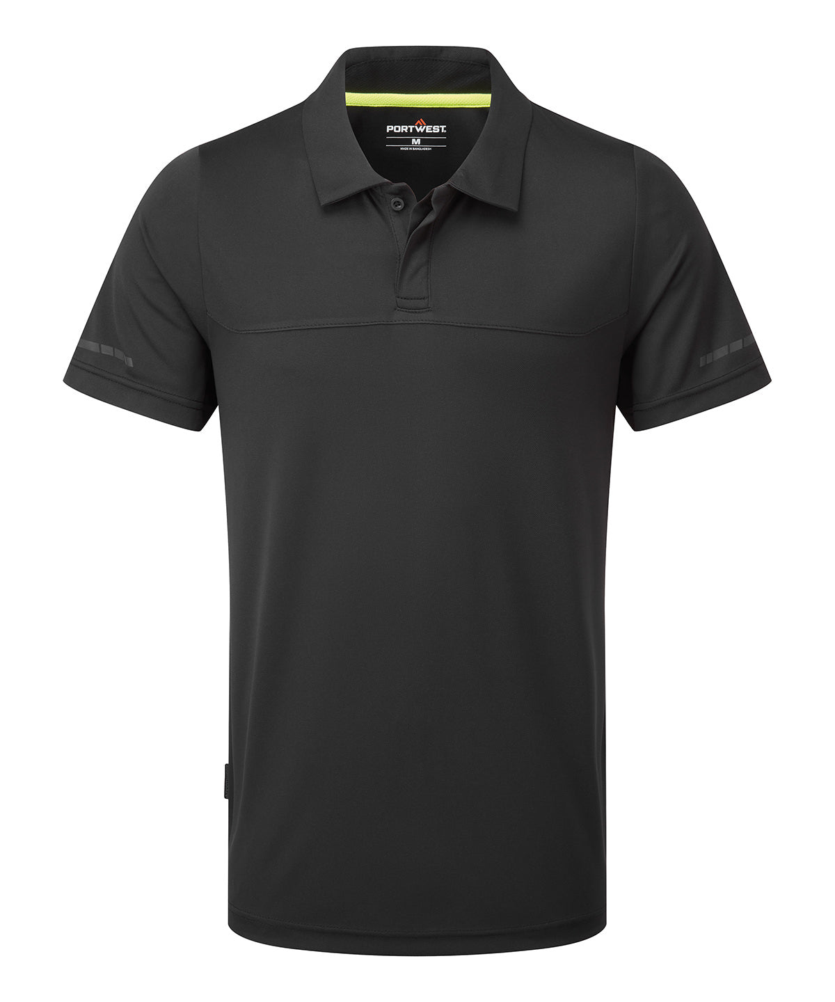 Portwest EV4 Polo Shirt (EV410) - Black