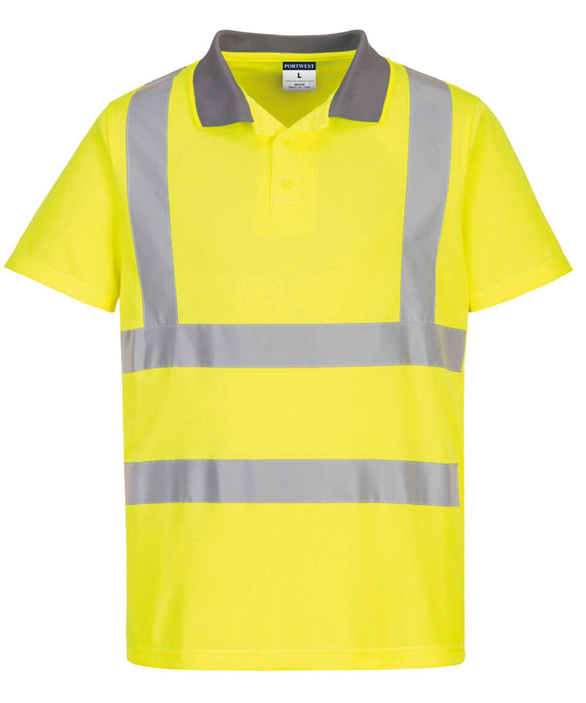Portwest Eco Hi-vis Short Sleeve Polo (EC10) - Yellow
