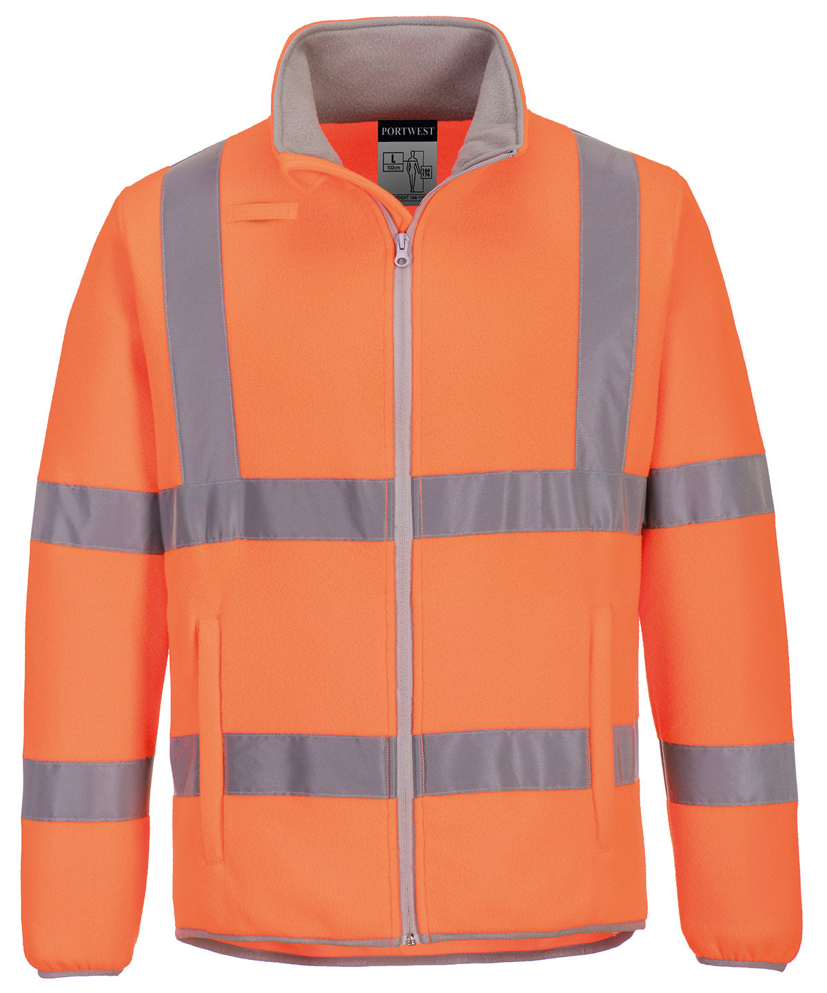 Portwest Eco Hi-vis Fleece Jacket (EC70) - Orange