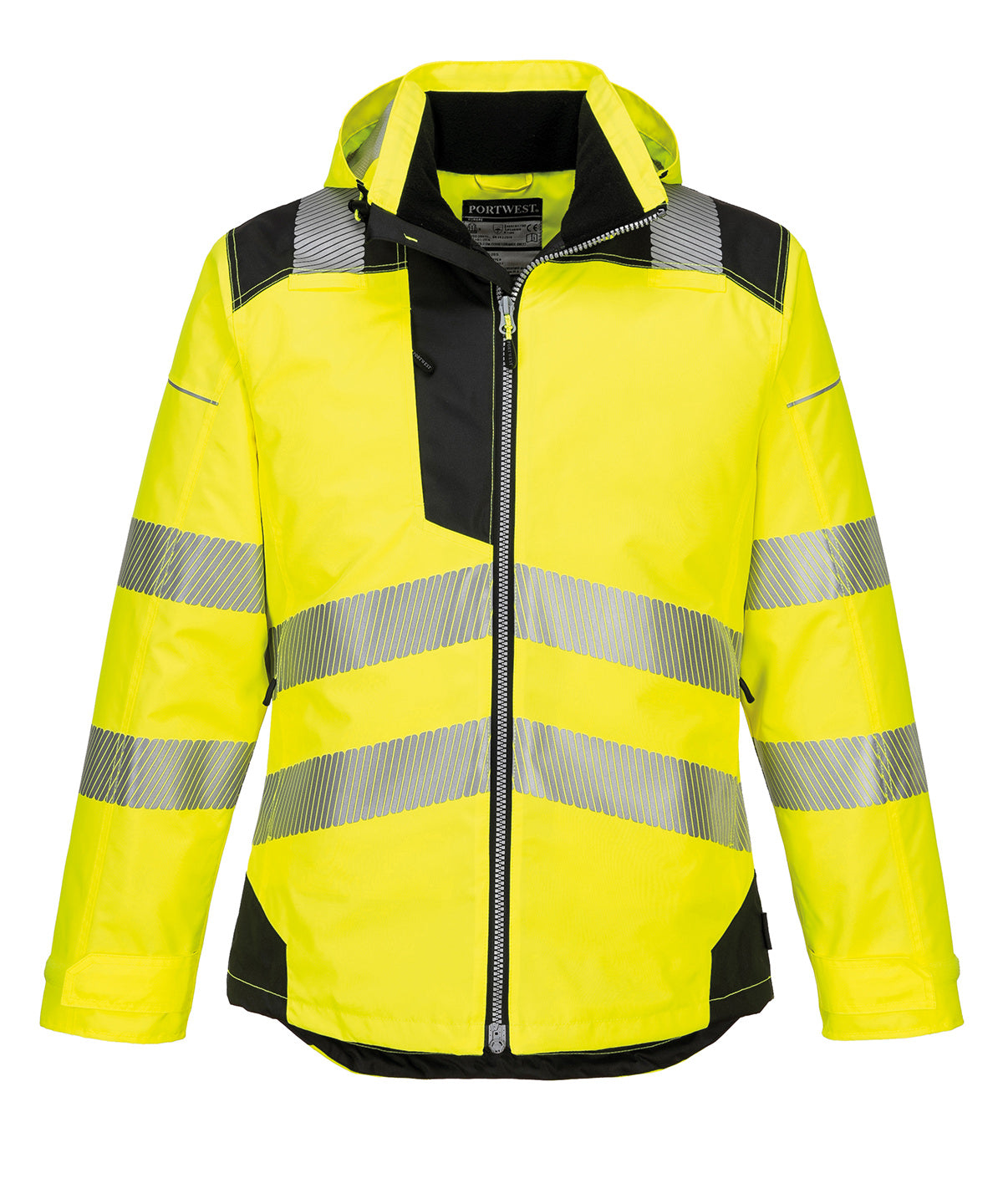 Portwest PW3 Hi-vis Winter Jacket (T400) - Yellow/Black