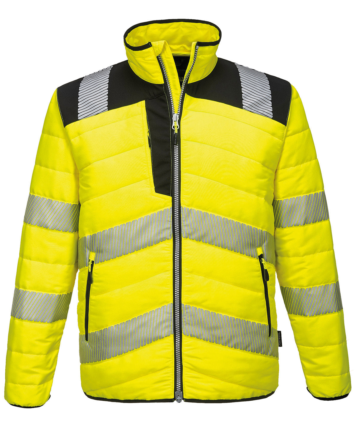 Portwest PW3 Hi-vis Baffle Jacket (PW371) - Yellow/Black