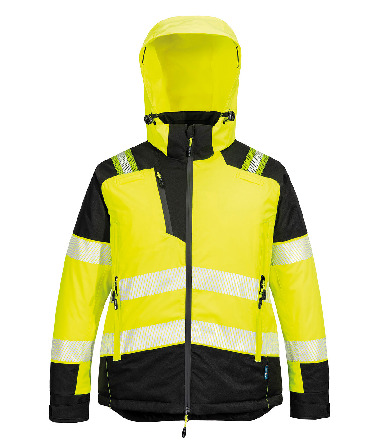 Portwest Women’s PW3 Hi-vis Winter Jacket (T162) - Yellow/Black