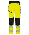 Portwest Women’s PW3 Hi-vis Stretch Trousers (T141) - Yellow/Black
