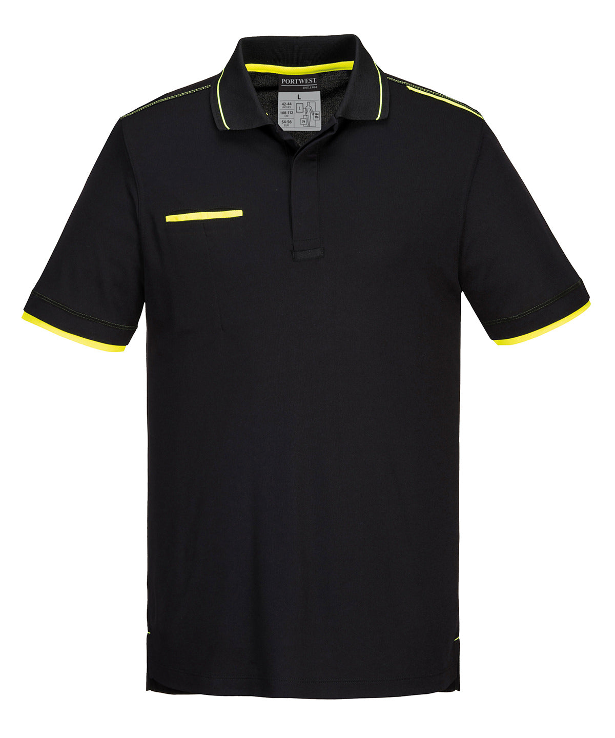 Portwest WX3 Eco Polo Shirt (T722) - Black