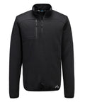 Portwest KX3 Sport Textured ¼-zip Sweatshirt (KX376) - Black