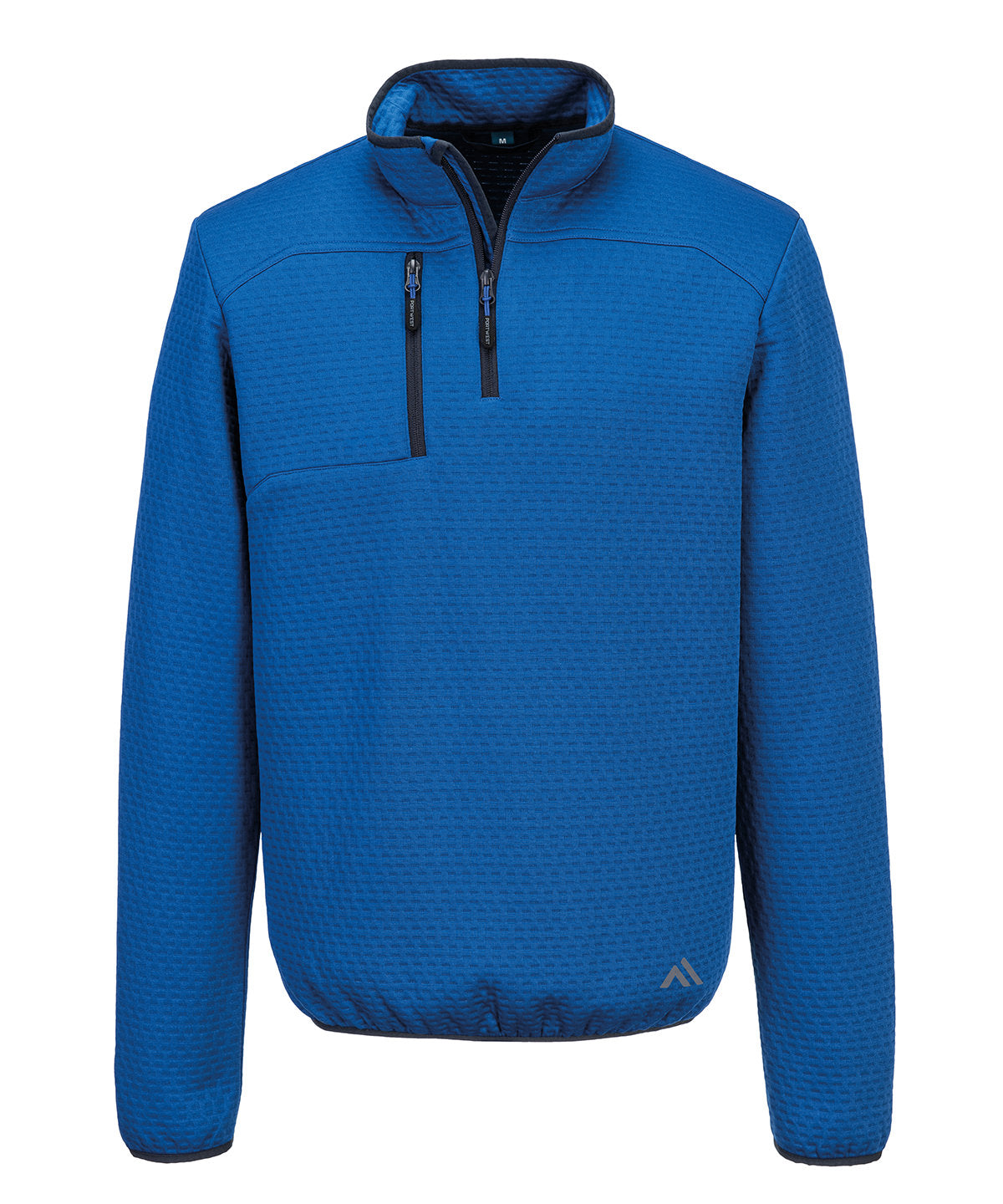 Portwest KX3 Sport Textured ¼-zip Sweatshirt (KX376) - Blue