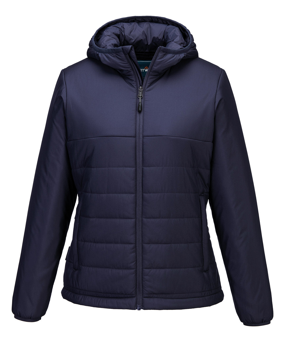 Portwest Women’s Professional Hooded Insulated Baffle Jacket (S613) - Navy