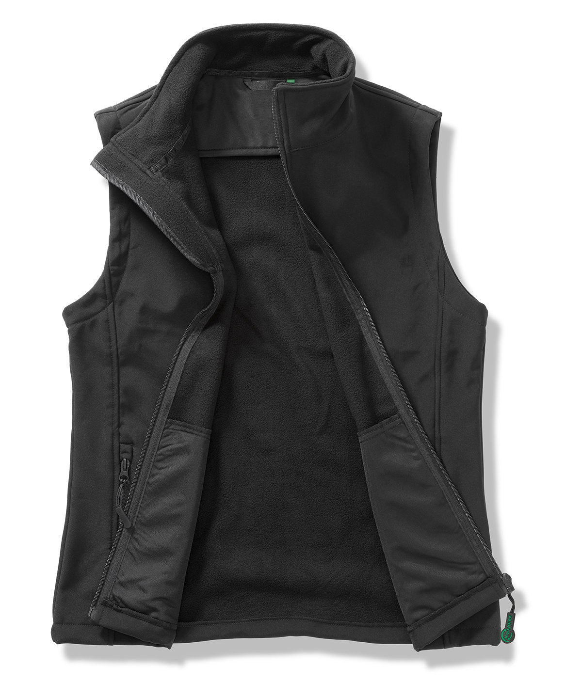 Result Core Printable Softshell Bodywarmer - Black/Black