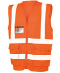 Result Safeguard Executive Cool Mesh Safety Vest - Fluorescent Orange