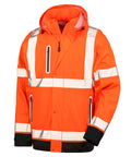 Result Recycled Heavy-duty Prism PU Safe And Dry Jacket With Recycled Backing - Fluorescent Orange/Black