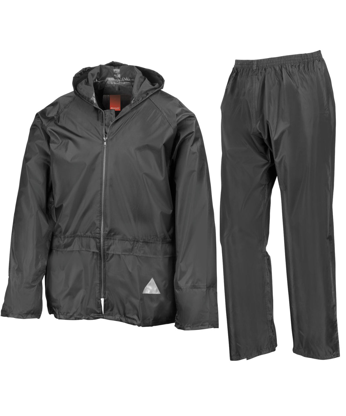 Result Waterproof Jacket And Trouser Set - Black