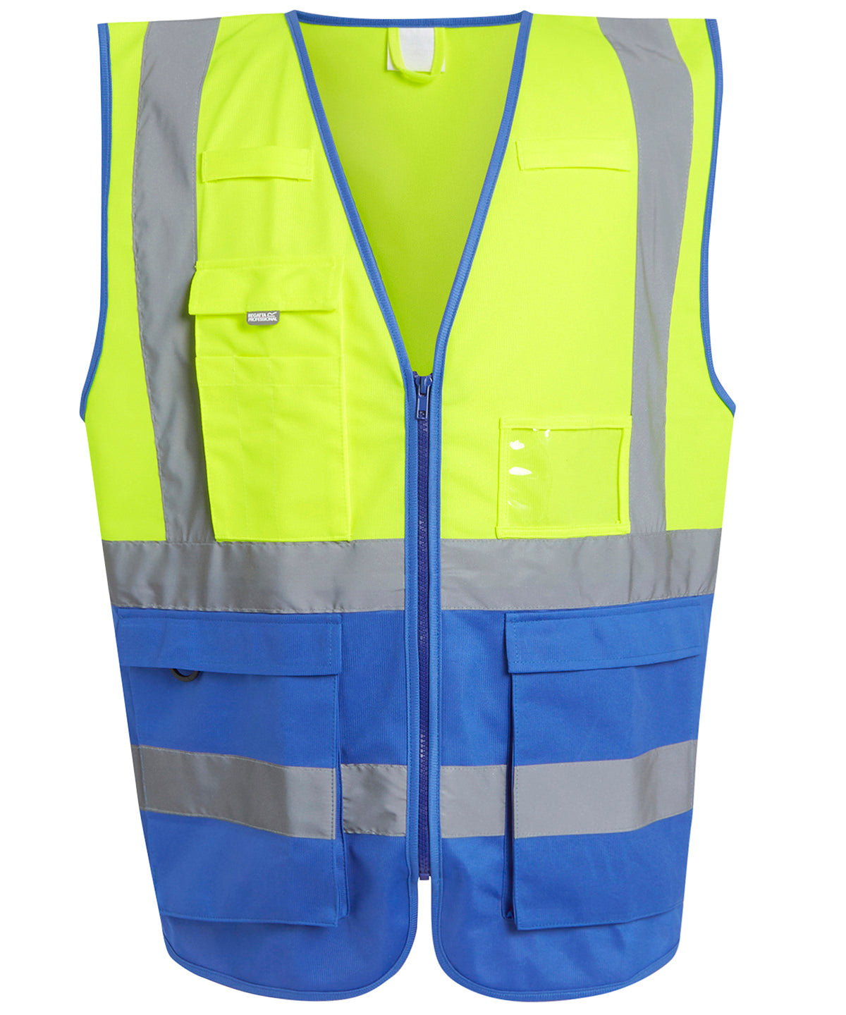 Regatta High Visibility Pro Hi-vis Executive Vest - Yellow/Royal Blue