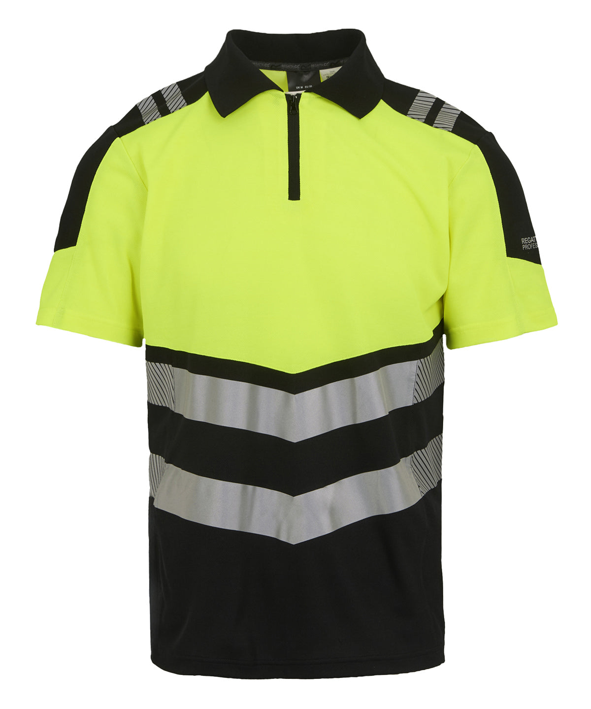 Regatta High Visibility Hi-Vis X-Pro Polo (Class 1) - Black/Yellow