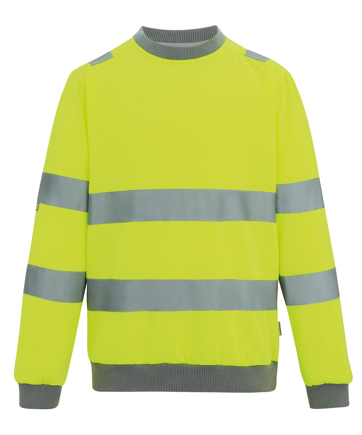 Regatta High Visibility Hi-vis Pro Contrast Crew Neck Sweatshirt - Yellow
