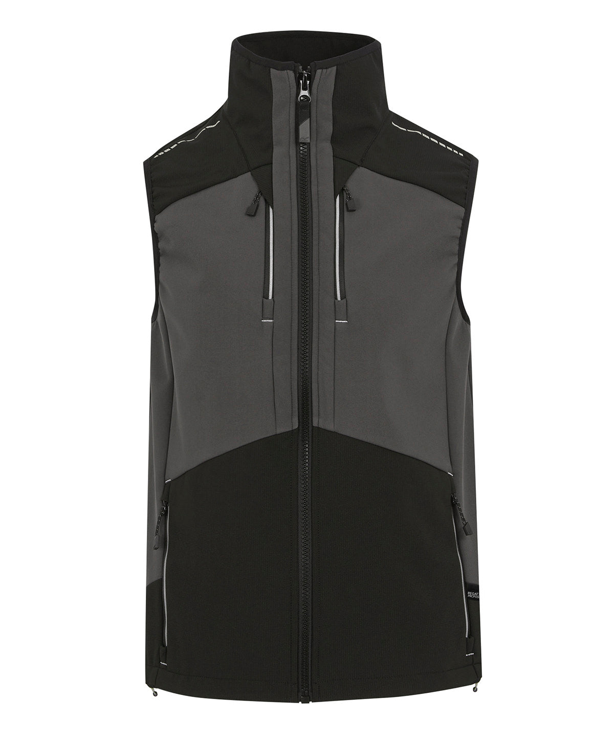Regatta Professional 4-Tex Stretch 3-layer Softshell Bodywarmer - Slate Grey/Black