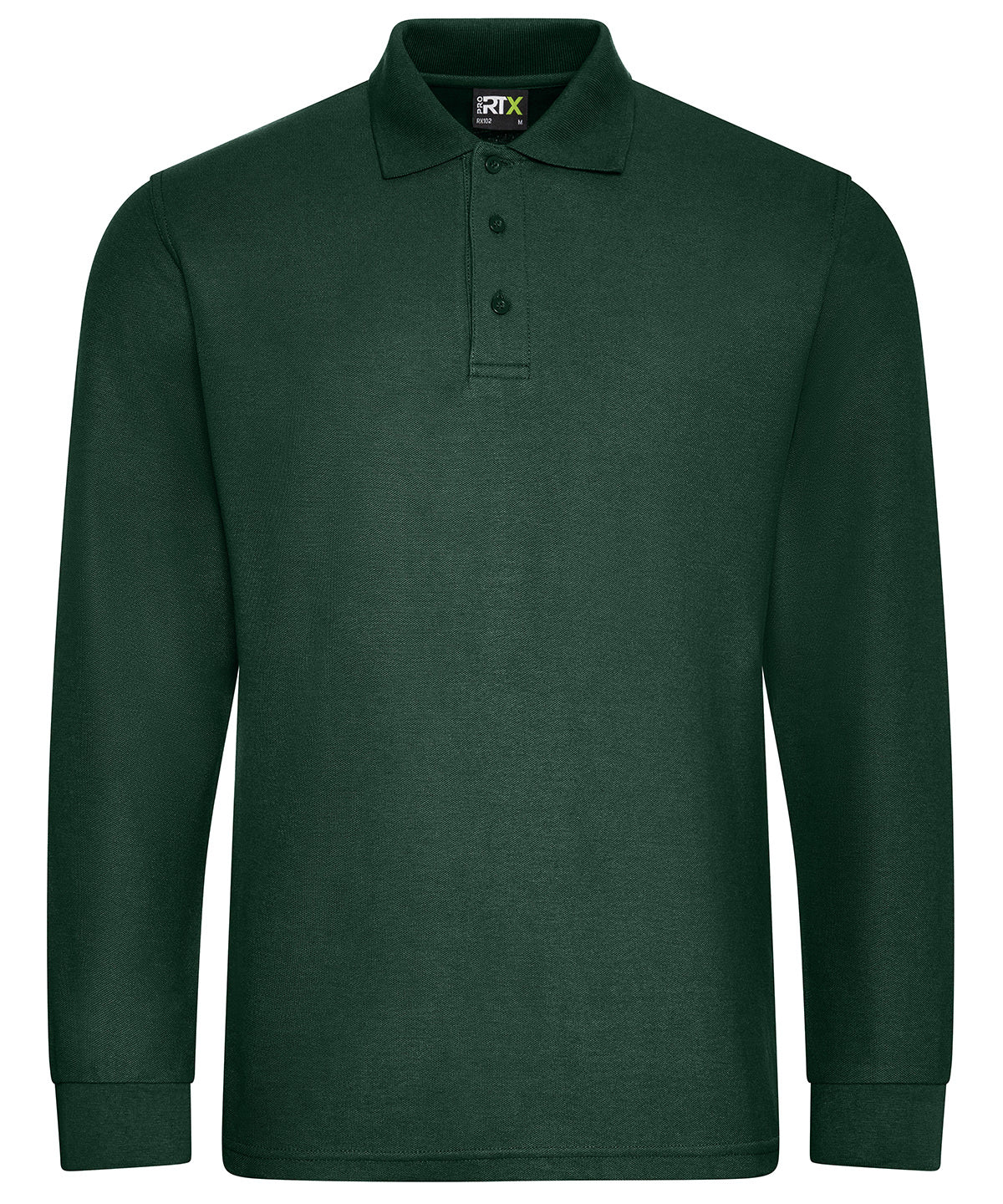 Pro RTX Pro Long Sleeve Polo - Bottle Green