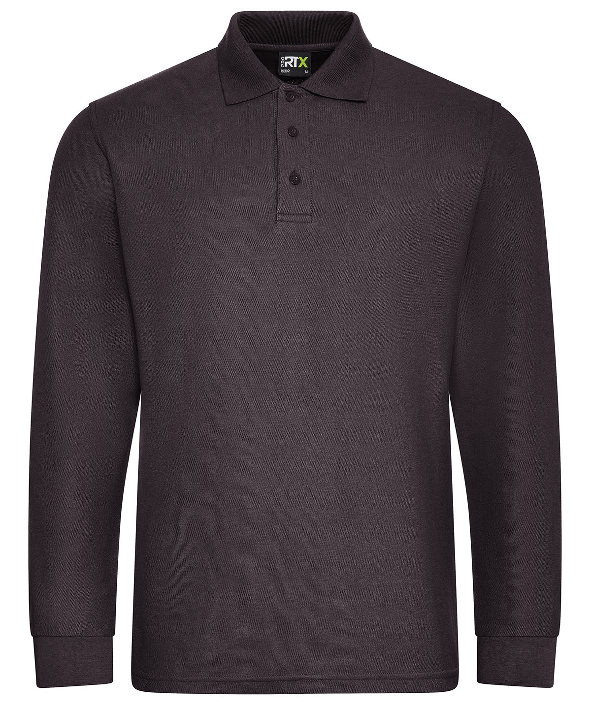 Pro RTX Pro Long Sleeve Polo - Charcoal