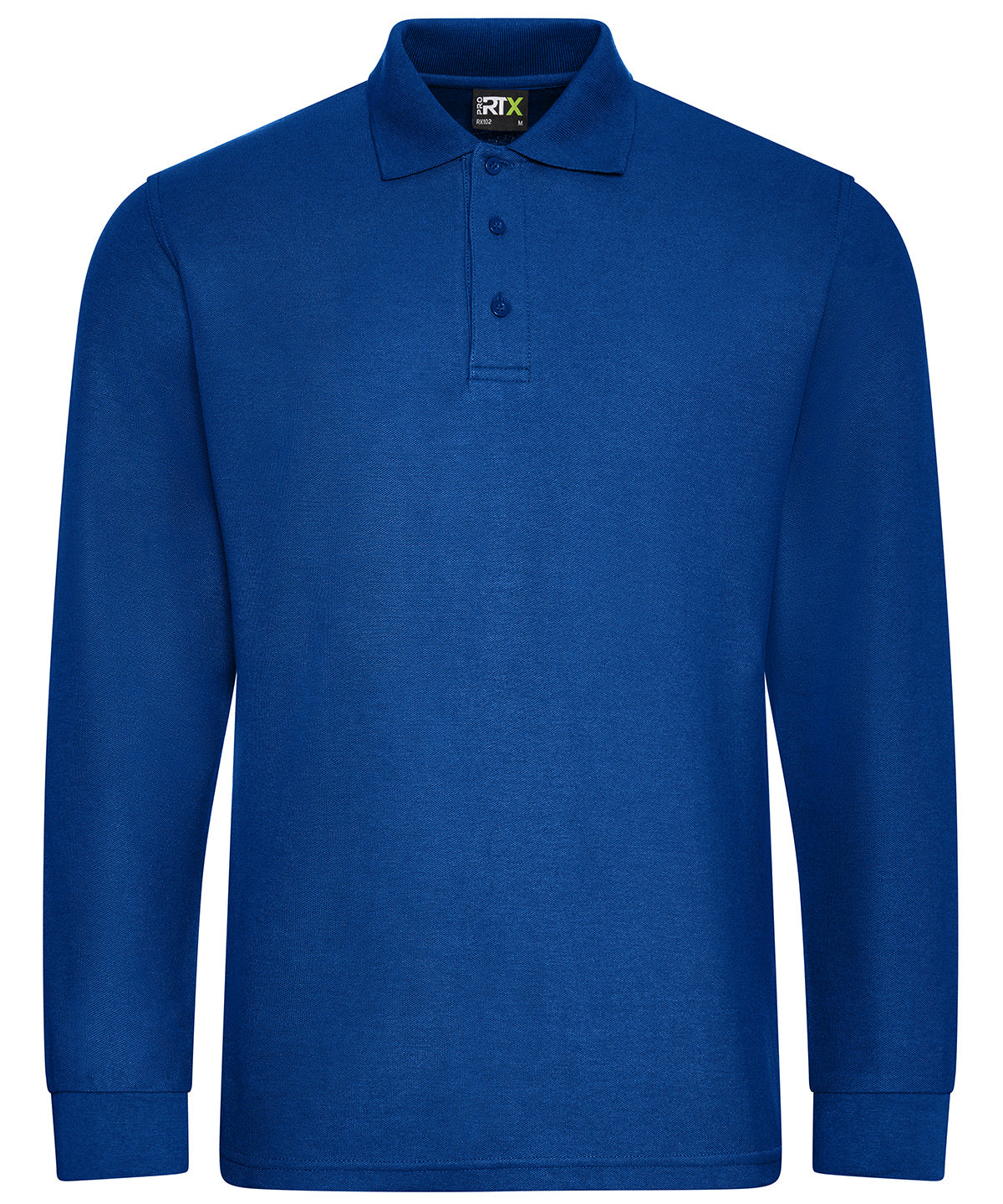 Pro RTX Pro Long Sleeve Polo - Royal Blue