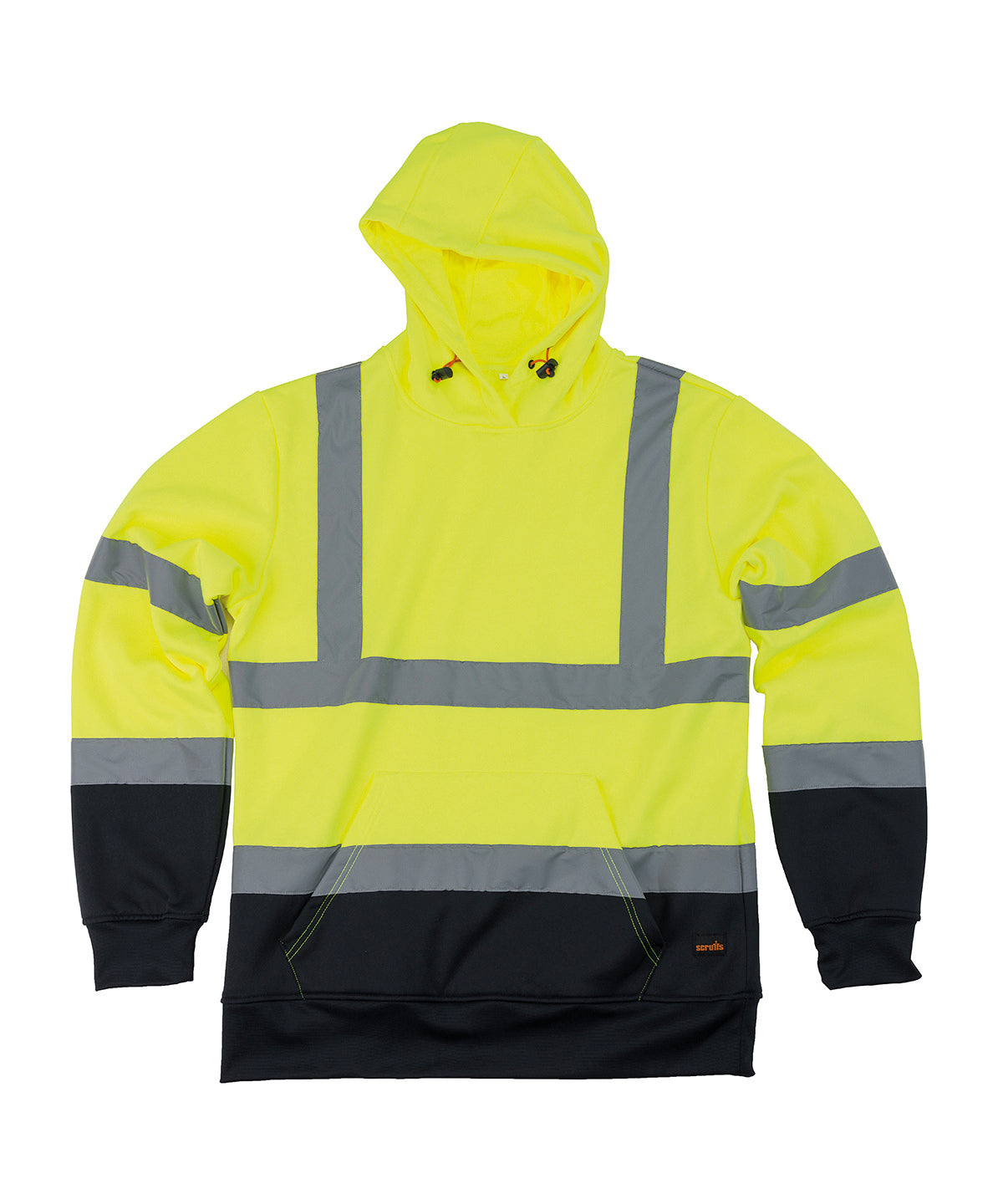 Scruffs High-visibility Hoodie - Yellow/Navy