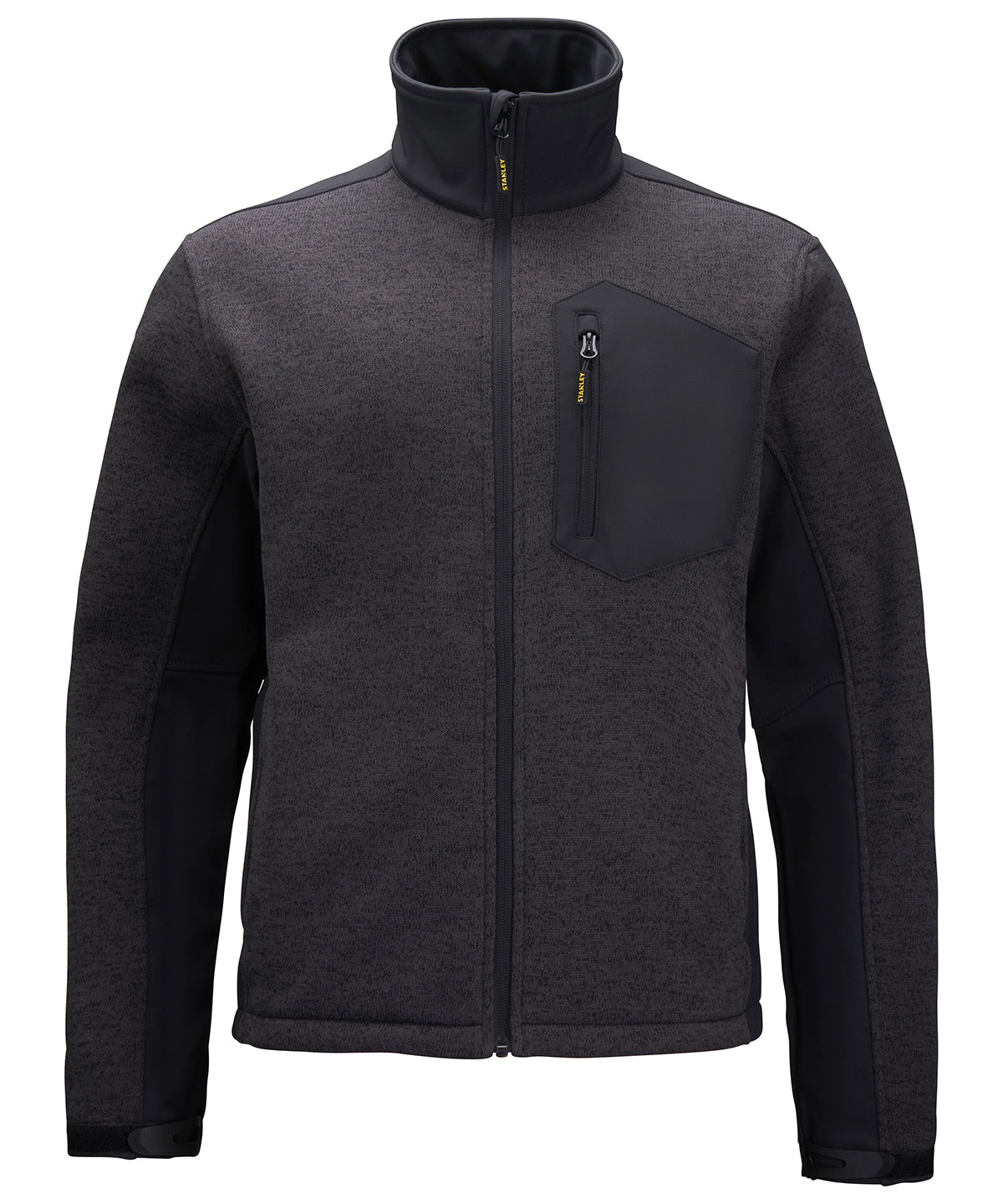 Stanley Workwear Brady Zip-through Knitted Fleece - Black