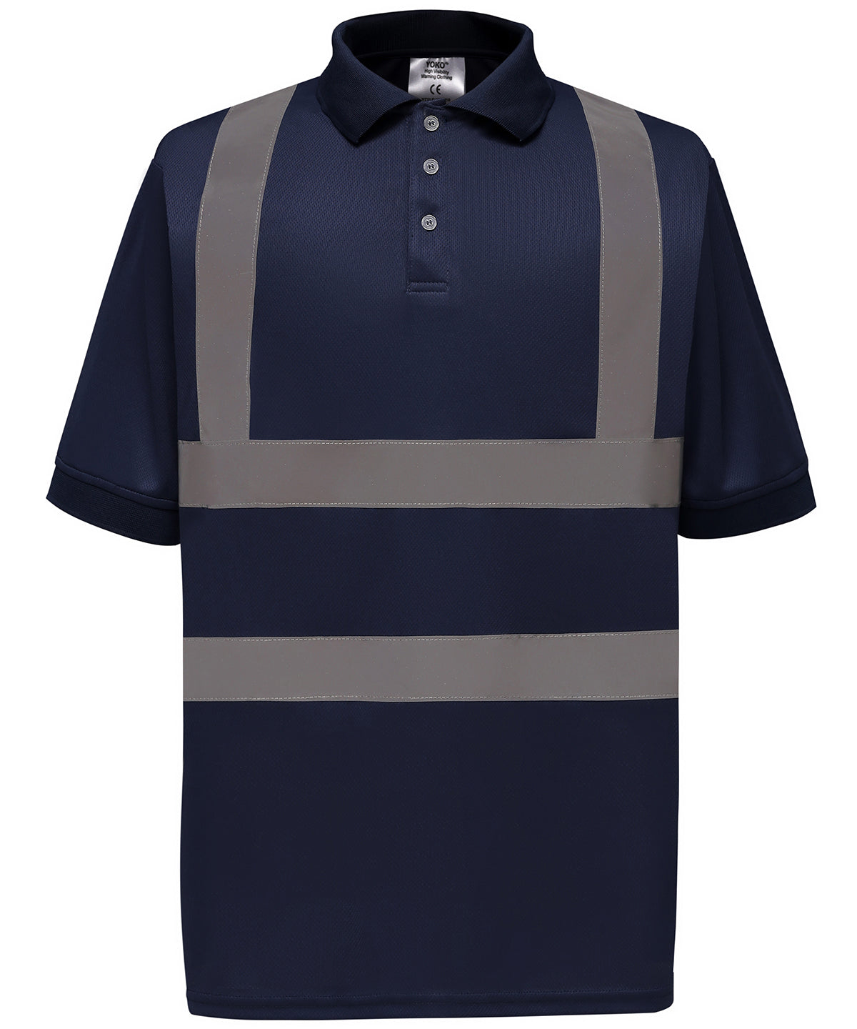 Yoko Hi-vis Short Sleeve Polo (HVJ210) - Navy