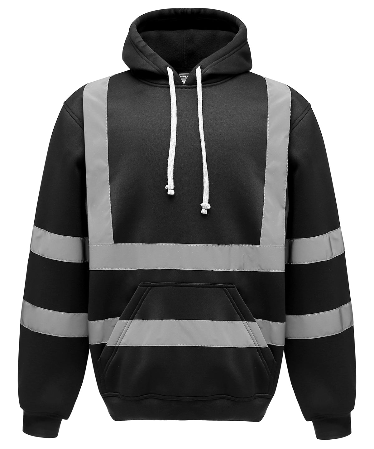 Yoko Hi-vis Pull-over Hoodie (HVK05) - Black