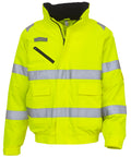 Yoko Hi-vis Fontaine Flight Jacket (HVP209) - Yellow