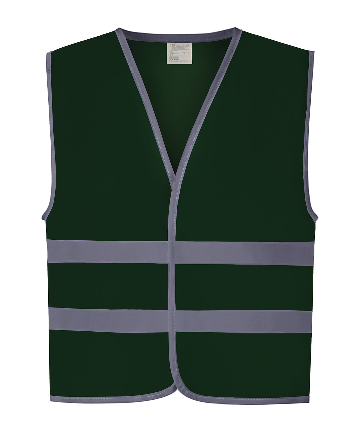 Yoko Hi-vis Reflective Border Kids Waistcoat (HVW102CH) - Paramedic Green