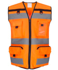 Yoko Hi-vis Ripstop Tool Vest (HVW108) - Hi-vis Orange
