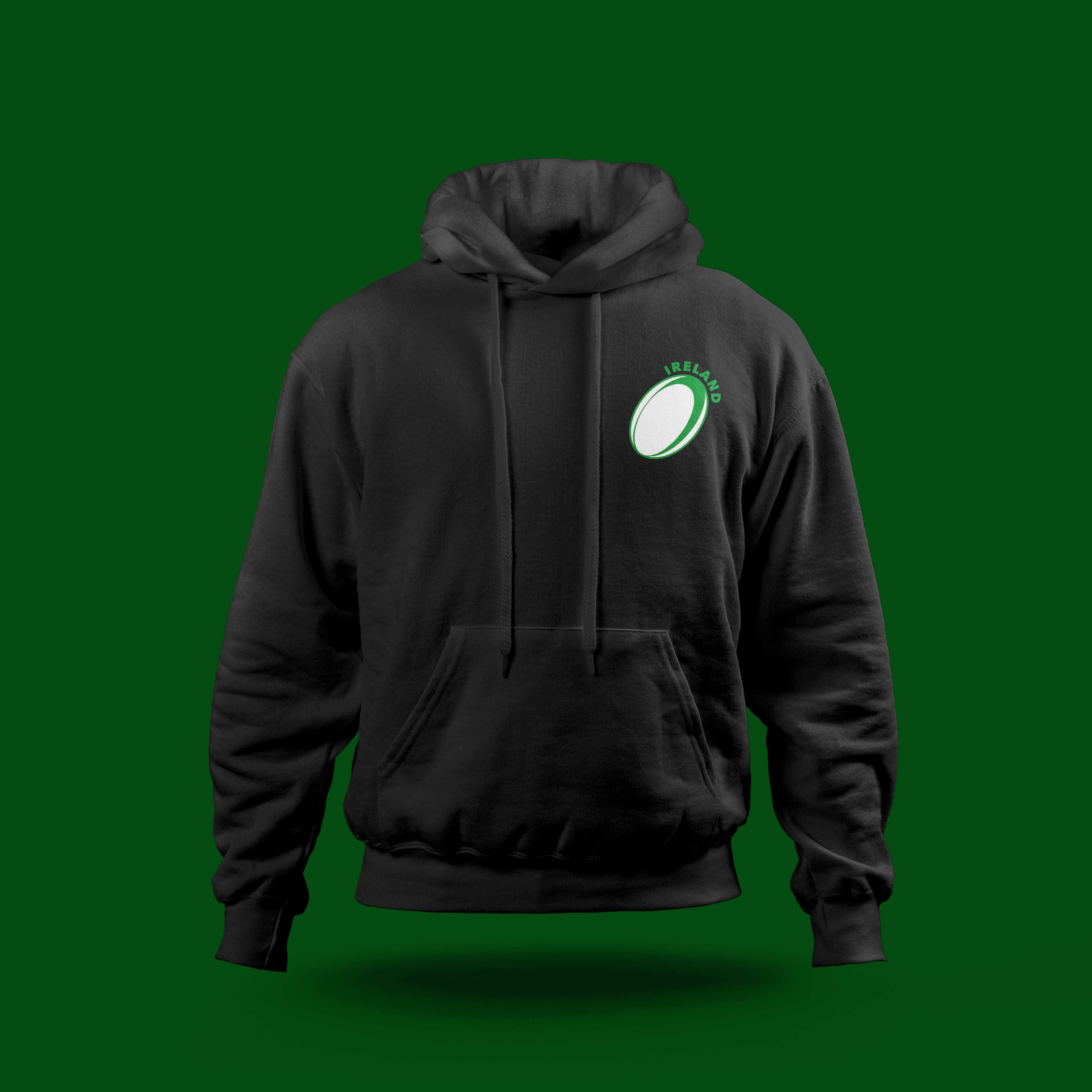 Ireland Rugby Ball Hoodie
