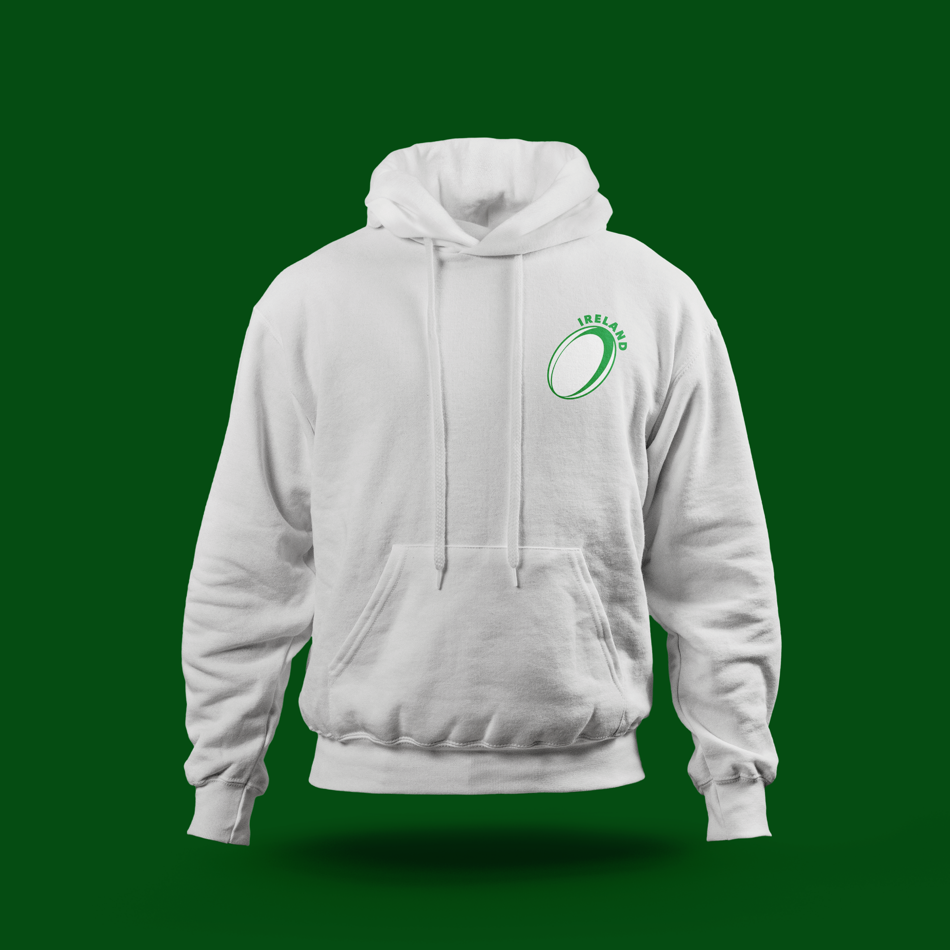 Ireland Rugby Ball Hoodie